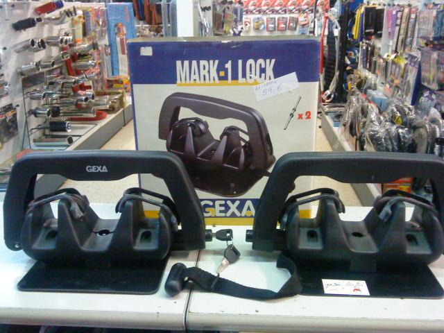 PORTA SKIS MAGNETICO MARK-1 LOOK 2 PARES CON LLAVE REF. A1-10004